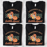 Thanksgiving Emergency Department Shirt, Nurse Gobble Squad Shirt