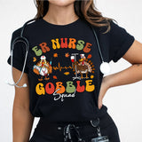 Er Nurse Gobble Squad Thanksgiving Shirt, Thankful ER Nurse Shirt