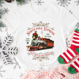 North Pole Express Shirt, Vintage North Pole Train Shirt