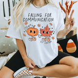 Falling For Communication SLP Speech Therapy Shirt