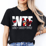 WTF Wine Turkey Family Shirt, Thanksgiving Shirt