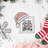 Dear Santa Crazy Christmas Lady Shirt, Christmas T-Shirt