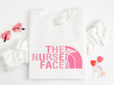 The Nurse Face Sweatshirt, The Nurse Face Pink Version T-Shirt, Nurse Shirt