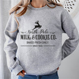 North Pole Milk And Cookie Co. Baked Fresh Daily Since 1802 Shirt