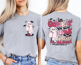 Halloween In October We Wear Pink Shirt, Breast Cancer Fighter Shirt