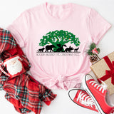 Rockin' Around The Christmas Tree Shirt, Retro Christmas Safari Shirt