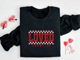 Loved John 3:16 Shirt, Christian Valentines Sweatshirt, Retro Valentine Shirt