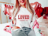 Loved John 3:16 Shirt, Christian Valentines Sweatshirt, Retro Valentine Shirt