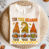 Tis The Season Gnomies Halloween Sweatshirt, Fall Pumpkin T-Shirt