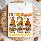 Tis The Season Gnomies Halloween Sweatshirt, Fall Pumpkin T-Shirt