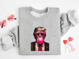 Trump Pink Sun Glasses Shirt, Trump Bubble Gum T-Shirt, Donald Trump 2025 T-Shirt