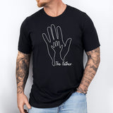 Father Hand Shirt, Dad and Baby Hand Shirt