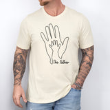 Father Hand Shirt, Dad and Baby Hand Shirt