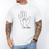 Father Hand Shirt, Dad and Baby Hand Shirt