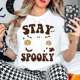 Stay Spooky Shirt, Pumpkin Ghost Shirt, Halloween Party Shirt