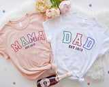 Mama Est 2024 Shirt, Dad Est 2024 Shirt