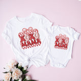 Mama Mini Valentine Shirt, Valentine's Day XOXO Tee, Family Valentine Matching T-Shirt