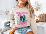 Eros Favorite Lovers Sweatshirt, Trump and Melania Valentine Shirt, Political Love Tee