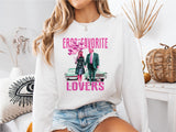 Eros Favorite Lovers Sweatshirt, Trump and Melania Valentine Shirt, Political Love Tee