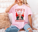 Cupid's Favorite President Sweatshirt, Valentine Cupid T-Shirt, Trump Lover Sweater