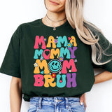 Mama Mommy Mom Bruh Shirt, Retro Vintage Mama Shirt