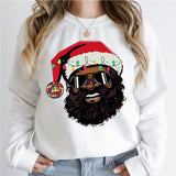 Black Santa Shirt, Christmas Shirt, African American Santa Shirt