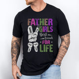 Father and Girl Best Friends for Life Shirt, Custom Dad Shirt