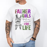 Father and Girl Best Friends for Life Shirt, Custom Dad Shirt