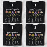 Grandma Mama Gigi Mimi Garden Shirt, Grandparents Shirt