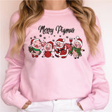 Merry Pigmas Sweatshirt, Christmas Pig Sweater