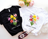 Grandma Mama Garden Shirt, Flower Mama Shirt