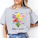 Grandma Mama Garden Shirt, Flower Mama Shirt