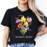 Grandma Mama Garden Shirt, Flower Mama Shirt