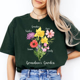 Grandma Mama Garden Shirt, Flower Mama Shirt