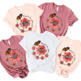 Butterfly Mama Mimi Nana Gigi Grandma Shirt