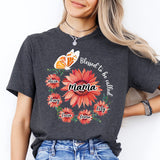 Butterfly Mama Mimi Nana Gigi Grandma Shirt