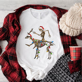 Santa Skeleton Christmas Shirt, Funny Christmas Shirt