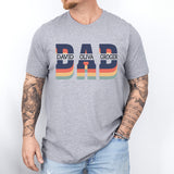 Custom Dad Shirt, Custom Kids Names Shirt