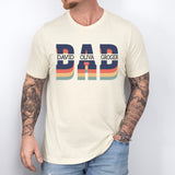 Custom Dad Shirt, Custom Kids Names Shirt