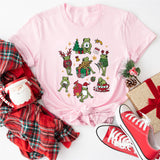 Christmas Frog Shirt, Cute Christmas Shirt