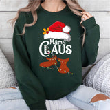 Mama Claus Sweatshirt, Christmas Sweatshirt