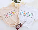 Auntie Uncle Shirts, Family Matching Tees