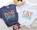 Dog Mom Shirt, Cat Mom Shirt