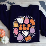 Halloween Speech Therapy Shirt, Sped Teacher Ghost Sweatshirt