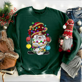 Xmas Gnome with Lights Shirt, Xmas Lights Shirts