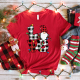 Christmas Love Gnome Shirt, Santa Christmas T-Shirt