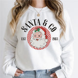 Christmas Santa And Go Shirt, Santa Claus Shirt