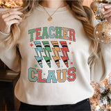 Teacher Claus Shirt, Santa's Favorite Teacher T-Shirt