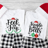 Feel The Joy Jingle My Bells Shirt, Cozy Winter Gift Tee