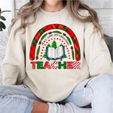 Peace Love Joy Christmas Teacher Shirt, Xmas School Tee